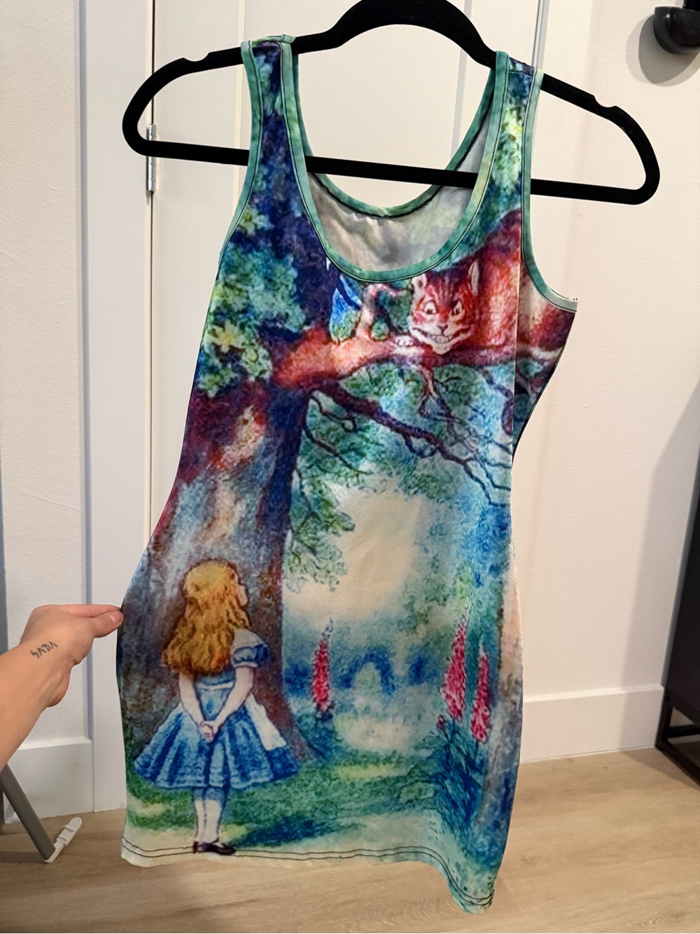 Alice in Wonderland Tank Dress - Multicolor